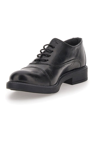 Schwarze Schnürschuhe aus echtem Leder PITTARELLO ELITE 73