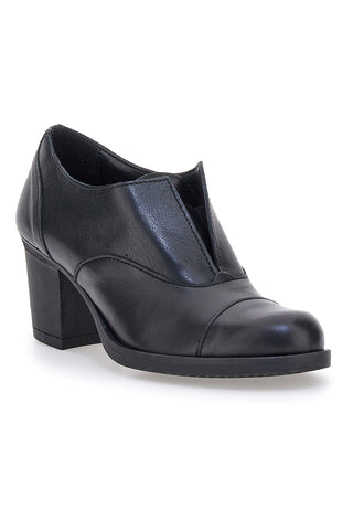 Schwarze Stiefeletten aus echtem Leder, hergestellt in Italien, PITTARELLO ELITE 108