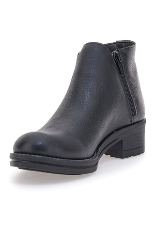 Schwarze Stiefeletten aus echtem Leder, hergestellt in Italien, Pittarello Elite N89