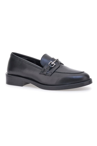 Pittarello Glam schwarze Echtleder-Loafer 9635714BIS