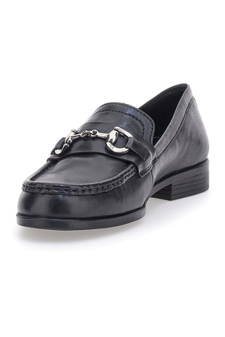 Mocassini Neri in Vera Pelle con Morsetto PITTARELLO FOCUS 4782