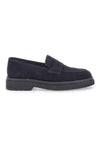 Mocassini Blu Vera Pelle Made In Italy PITTARELLO Class 2004