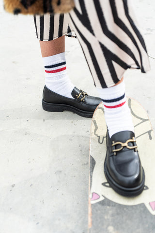 Mocassini neri con morsetto dorato PITTARELLO CLASS 2003