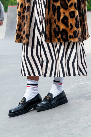 Mocassini neri con morsetto dorato PITTARELLO CLASS 2003