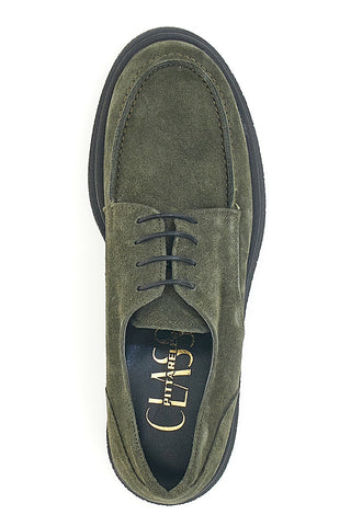 Schnürschuhe aus grünem Wildleder PITTARELLO CLASS 510