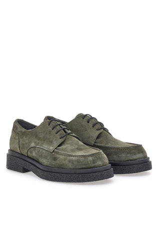 Stringato verde scamosciato PITTARELLO CLASS 510