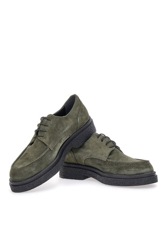 Stringato verde scamosciato PITTARELLO CLASS 510