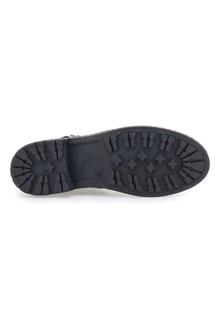 Plocadi 379018 Schwarze Stiefeletten aus echtem Leder mit seitlichen Reißverschlüssen
