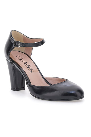 Décolleté Nere Tacco 8 cm Made In Italy Pittarello Class 561