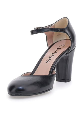 Décolleté Nere Tacco 8 cm Made In Italy Pittarello Class 561