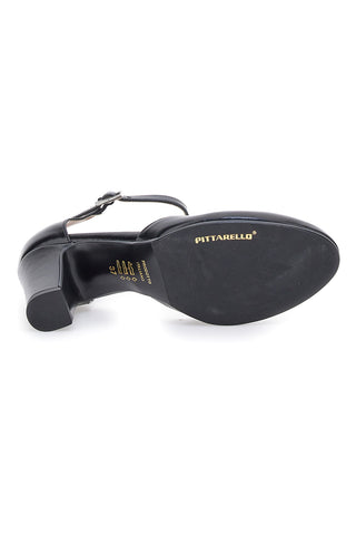 Décolleté Nere Tacco 8 cm Made In Italy Pittarello Class 561