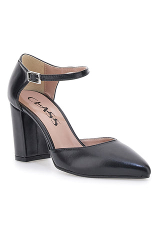 Schwarze Pumps mit Riemen PITTARELLO CLASS 615