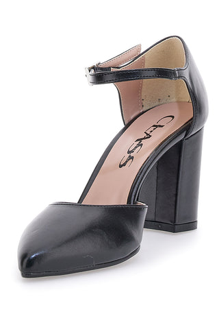 Schwarze Pumps mit Riemen PITTARELLO CLASS 615