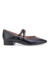 Ballerine a punta nere con cinturini incrociati PITTARELLO CLASS 892