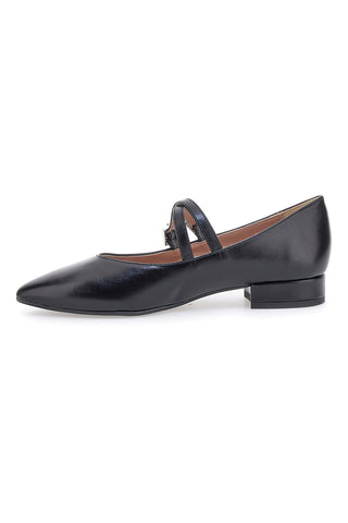 Ballerine a punta nere con cinturini incrociati PITTARELLO CLASS 892