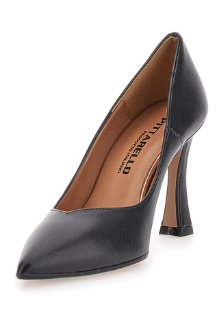 Décolleté Nere Con Tacco 9,5 cm Made In Italy Pittarello 157