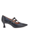 Schwarze Pumps mit 6 cm Absatz, hergestellt in Italien, cm Pittarello P6012