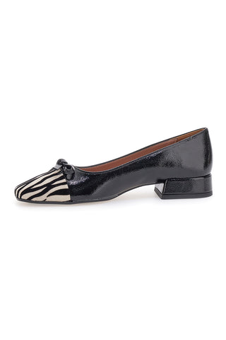 Ballerine Nere Con Fantasia Animalier Pittarello c1518