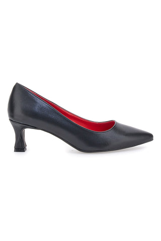 Schwarze Pumps mit Pittarello-Glam-Absatz 1025