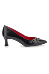 Schwarze Lackpumps mit Spulenabsatz Pittarello Glam 3703