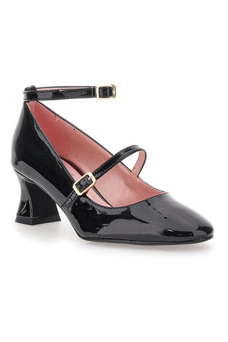 Mary Jane in vernice nera con cinturino alla caviglia PITTARELLO GLAM 3622