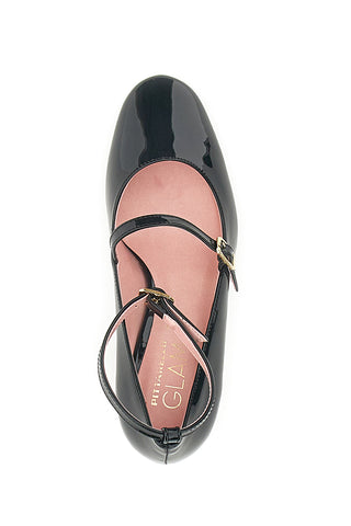 Mary Jane in vernice nera con cinturino alla caviglia PITTARELLO GLAM 3622