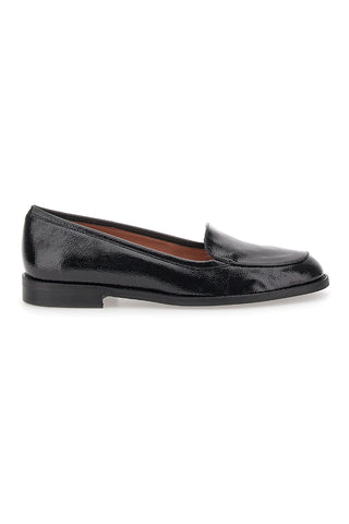 Klassischer schwarzer Lackmokassin PITTARELLO GLAM 3659