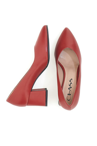 Décolleté Rosso con tacco largo Pittarello class 774