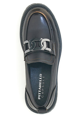 Bronzene Loafers mit silbernen Details PITTARELLO CAPSULE 24126019