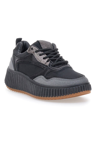 Sneakers Nere con Lacci FIRST LADY 012