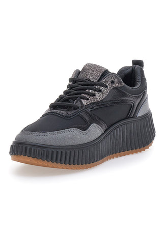Sneakers Nere con Lacci FIRST LADY 012