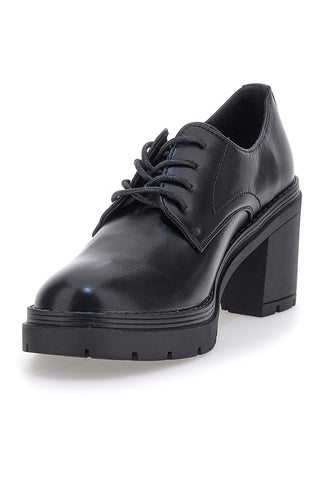 Stringate nere con tacco a blocco THE FIRST 477