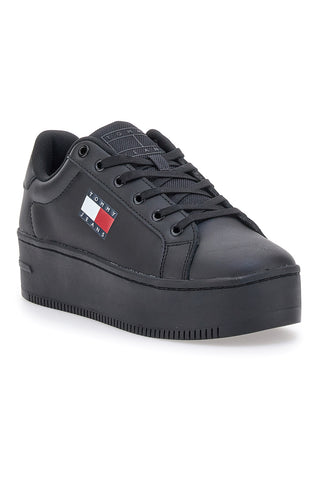 Schwarze Sneakers mit Flatform TOMMY HILFIGER FLATFORM ESS