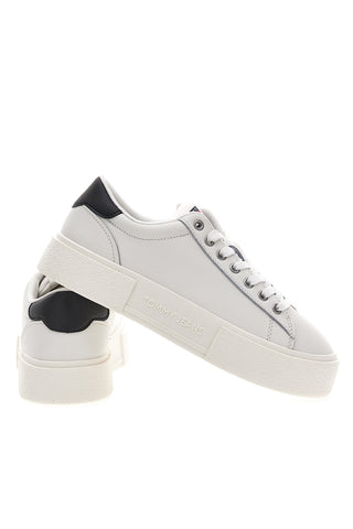 Sneakers Bianche Con Flatform TOMMY JEANS FOXING FLATFORM
