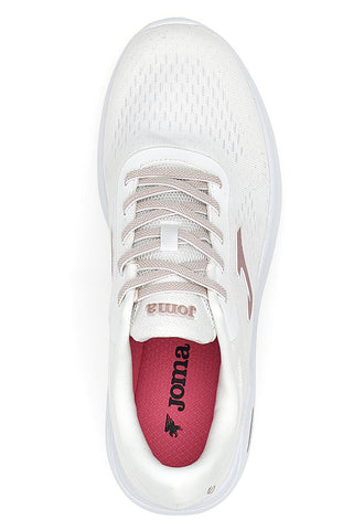 Weiße und rosa Turnschuhe JOMA DIANA LADY 2502