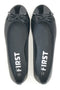 Ballerine Nere con Fiocco The First IDE1070