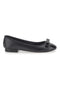 Schwarze Ballerinas mit Lackspitze und dekorativer Schleife THE FIRST IDE6292