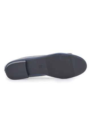 Ballerine Navy con Fibbia Decorativa Oro THE FIRST IDE172