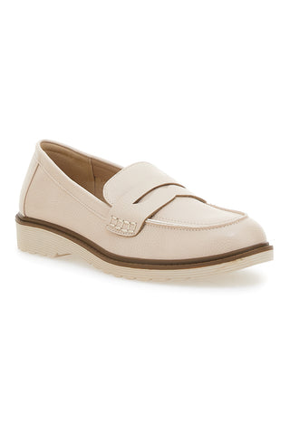 Mocassini Beige Con Bocca di Leone LE HAVRE PARIS H526826