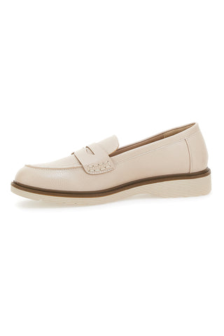 Mocassini Beige Con Bocca di Leone LE HAVRE PARIS H526826