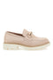Mocassini Beige con Suola a Contrasto Bianca LE HAVRE PARIS BL602915