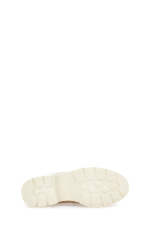 Mocassini beige con bocca di leone e Suola Bianca LE HAVRE PARIS KMD25S15G