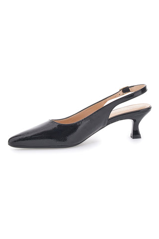 Dècolletè slingback in vernice nera MON DIEU FDS246C