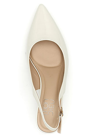 Décolleté Slingback in Vernice Beige MON DIEU FDS246C