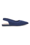 Ballerine Blu Slingback con Soletta Morbida The First PREA617