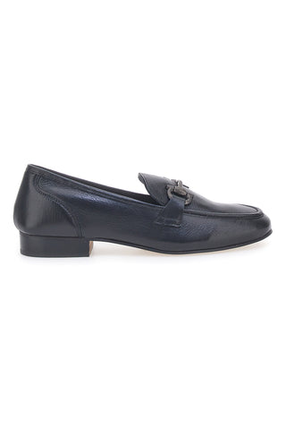 Mocassini Neri con Morsetto Made in Italy in Vera Pelle PITTARELLO GLAM A600102