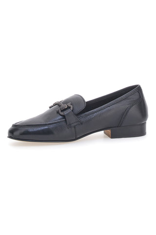 Schwarze Loafer mit Kralle, hergestellt in Italien aus echtem Leder, PITTARELLO GLAM A600102