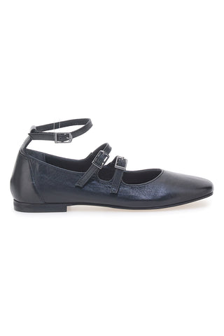 Ballerine Nere con Cinturini in Pelle PITTARELLO GLAM A2120101