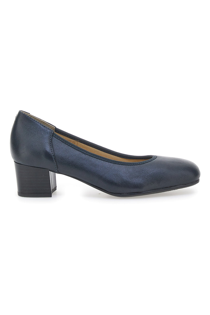 Ara Catania, Décolleté Donna In Pelle Scamosciata, Colore Beige, Tacco Comodo E Suola Flessibile