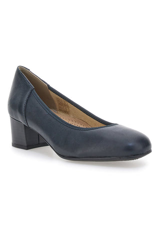 Decolleté Navy Con Tacco Basso Prima Riga 11720LIDY